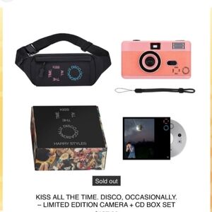 Limited edition: Kiss All The Time. Disco,  Occasionally CD, Camera Bag Bundle